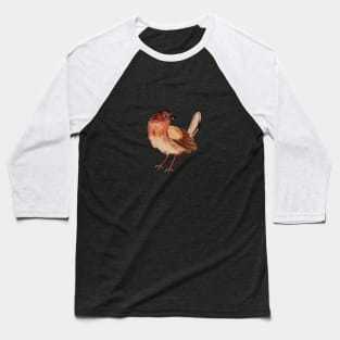 Graceful Chicken in Watercolors Baseball T-Shirt